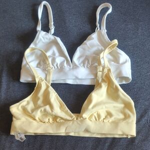 X2 Organic Cotton Triangle Bralettes